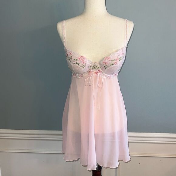 Women’s Large sexy Babydoll Lingerie Vintage Fashion Bug Valentine’s Day teddy - Picture 2 of 13